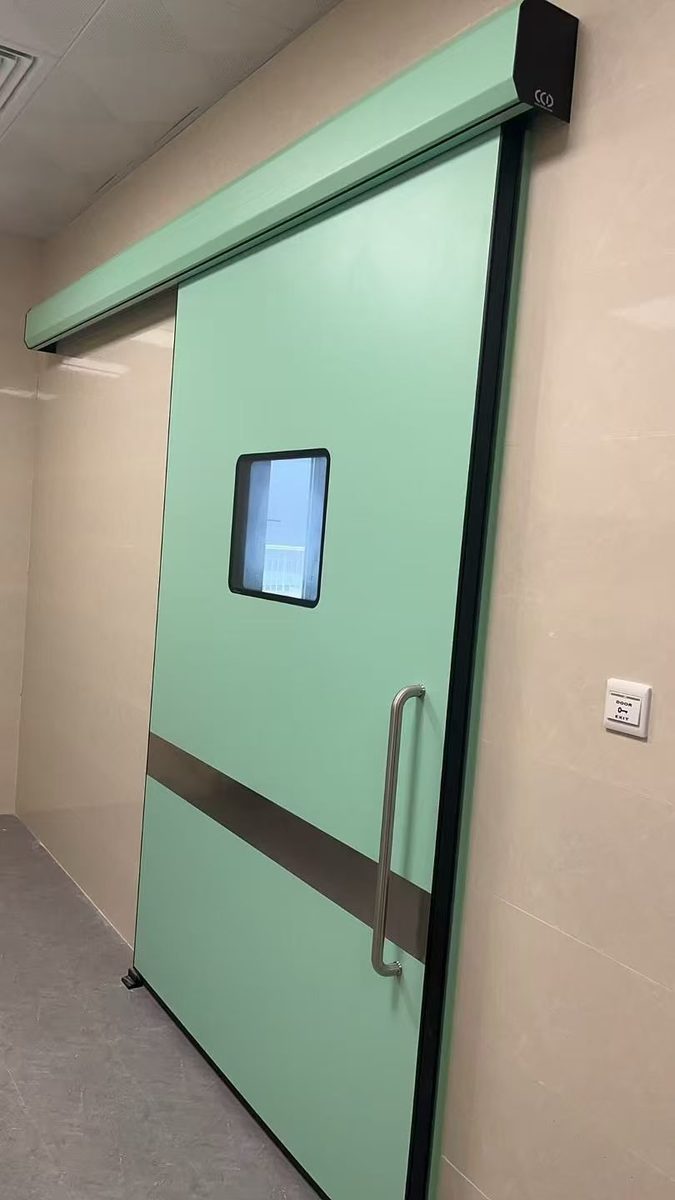 濮阳自动门 医用门安装验收 实拍参考图